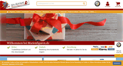 Desktop Screenshot of marienfiguren.de